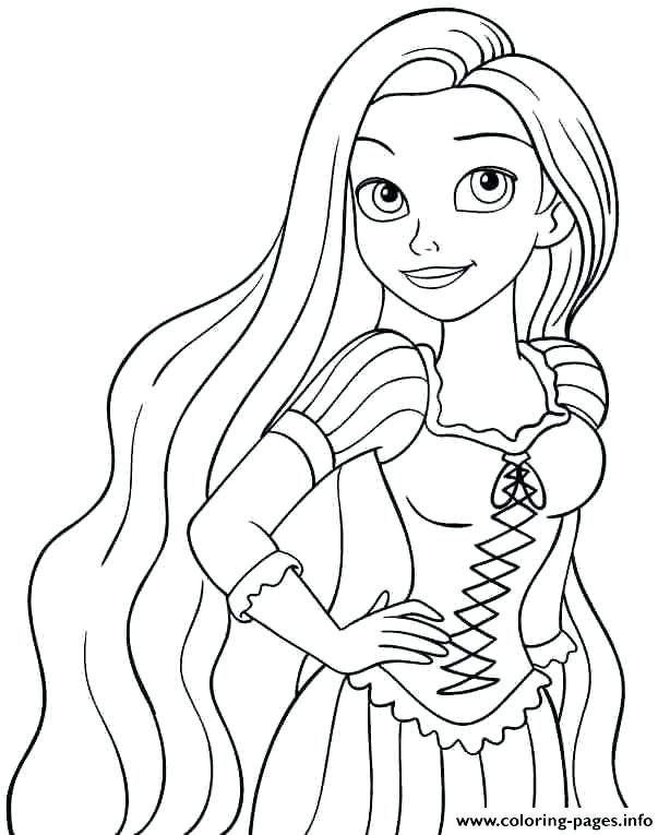 614x765 Entertaining Tangled Coloring Pages Free Download And Page