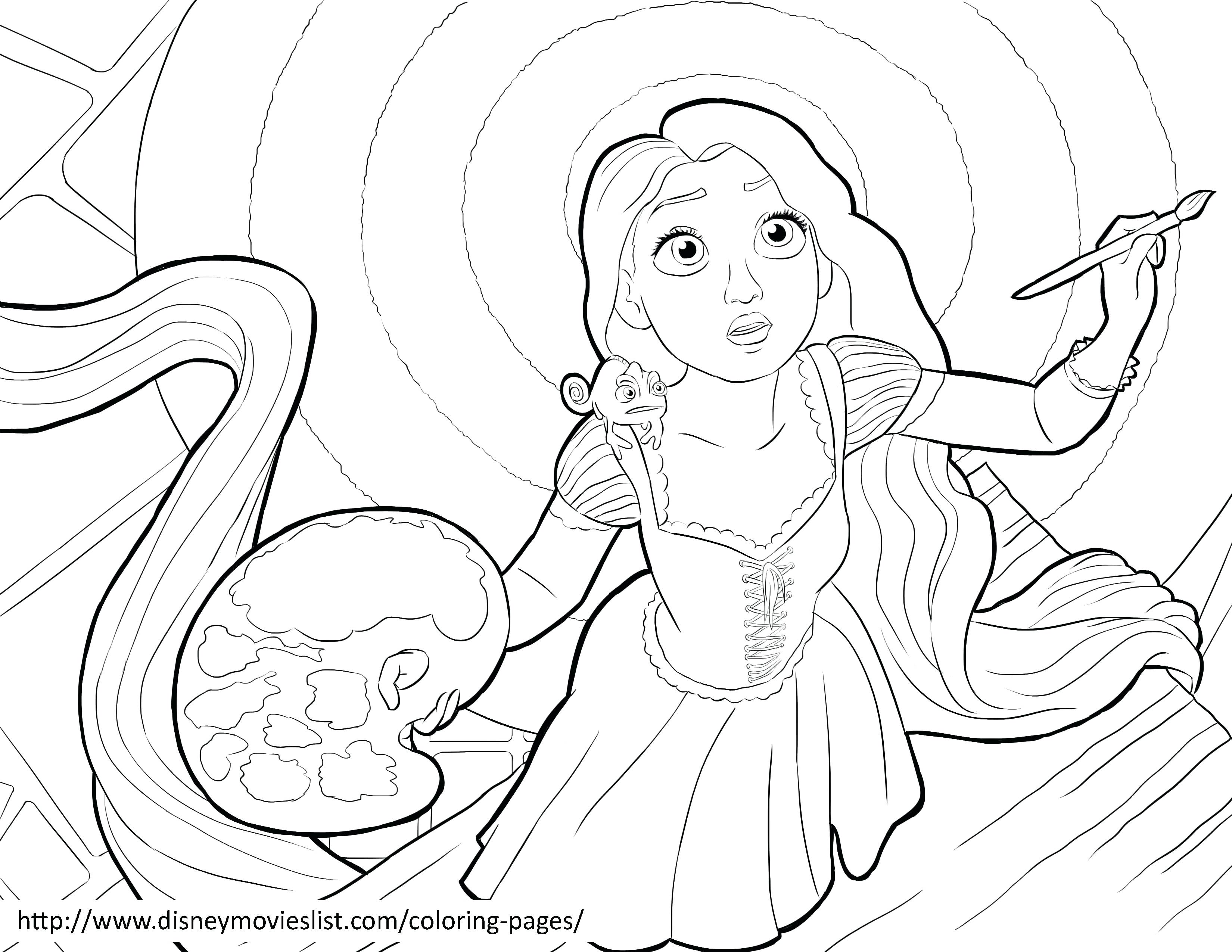 3300x2550 Coloring Disney Tangled Coloring Pages Printable Rapunzel. Disney