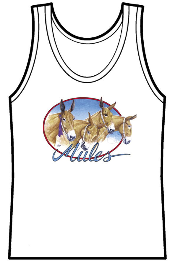 592x900 Horses Ladies Tank Tops