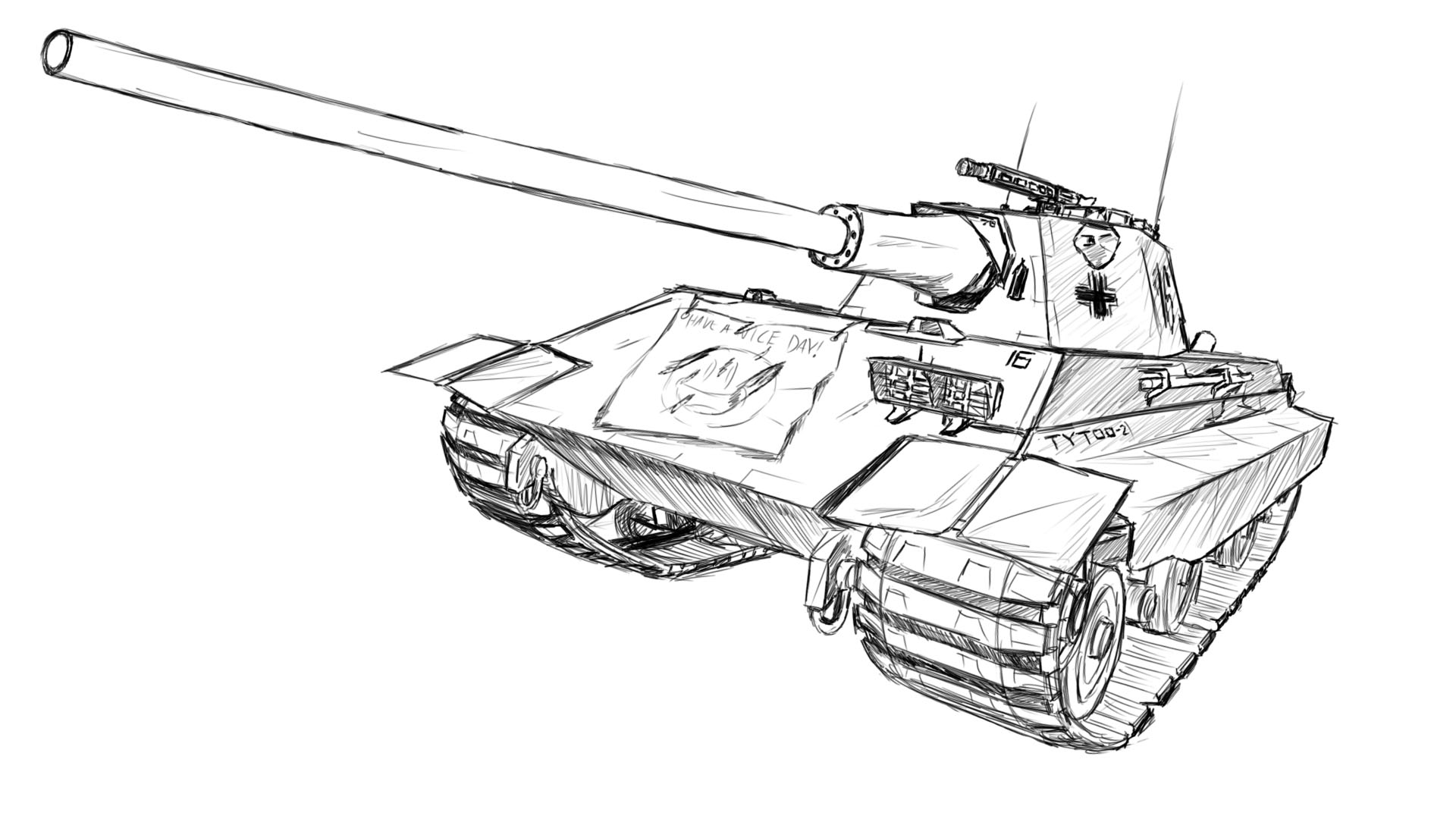 1920x1080 How To Draw An E50m!