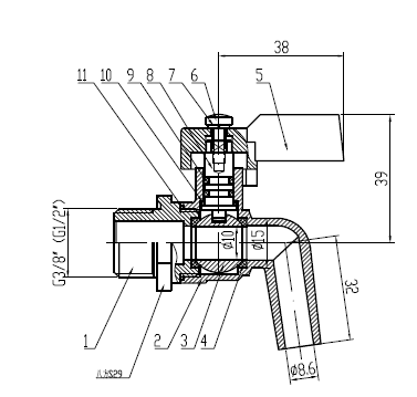 377x359 Homebrew Keg Ball Valve Tapinstant Electric Water Heater Tap