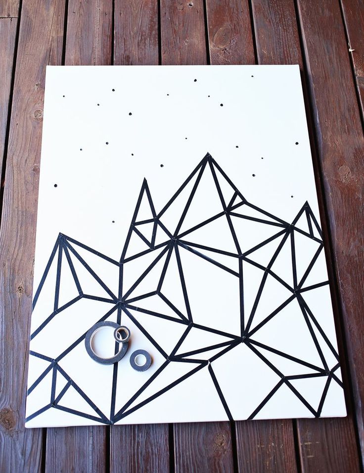 736x956 Washi Tape Wall Art.