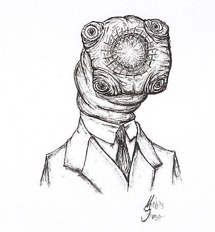 425x459 Mr. Tapeworm By Brainghost