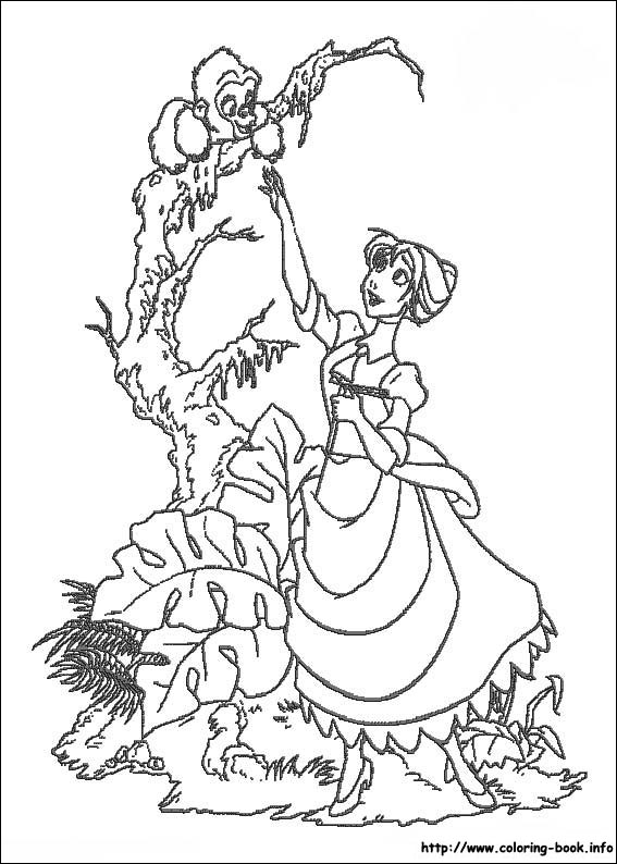 567x794 Kids N 65 Coloring Pages Of Tarzan