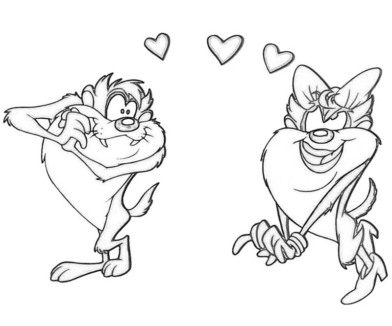 800x667 Tasmanian Devil Cartoon Coloring Pages 306113