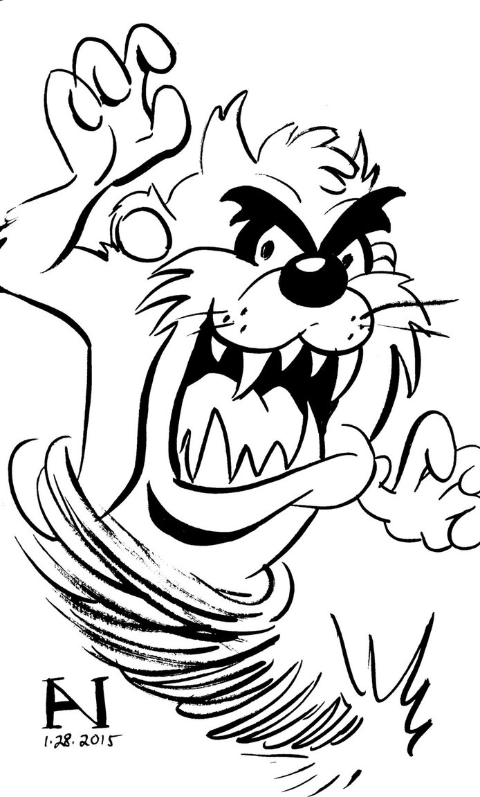 694x1151 Tasmanian Devil By Ianjmiller