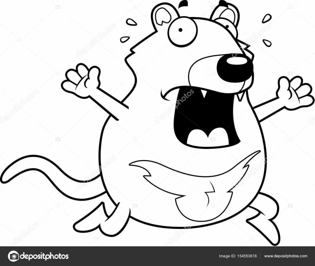 1024x864 Cartoon Tasmanian Devil Panic Stock Vector Cthoman
