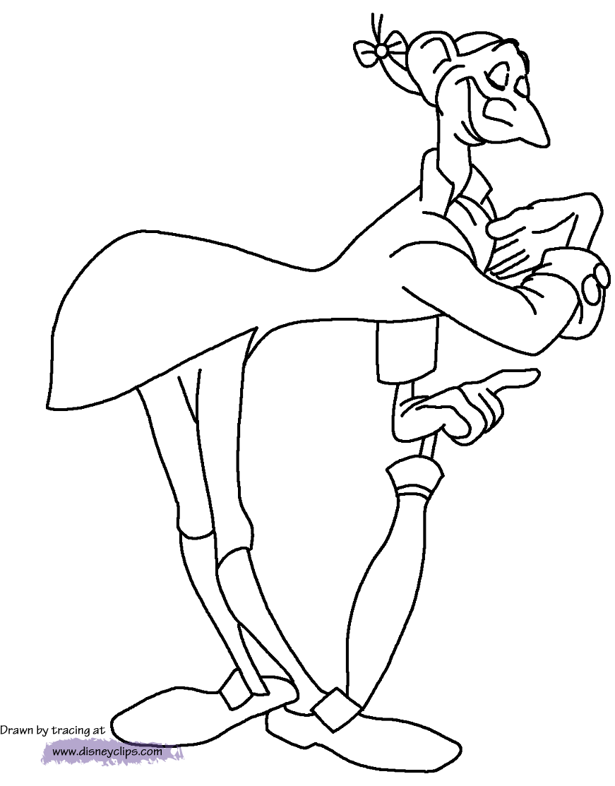 871x1113 Ichabod And Mr. Toad Coloring Pages Disney Coloring Book