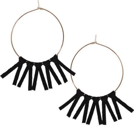 464x464 Tassel Hoop Earrings
