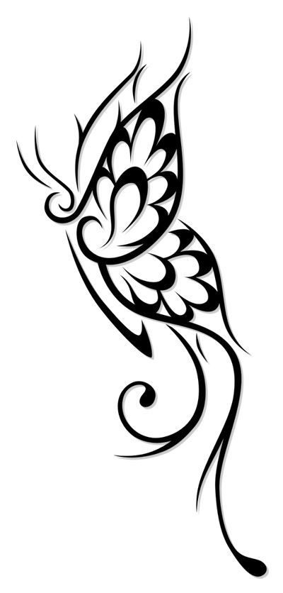 400x836 Tatto Ideas 2017 Free Tribal Butterfly Tattoos Designs And Ideas