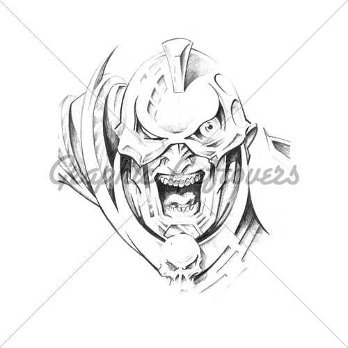 500x500 Warrior Tattoos Art Images