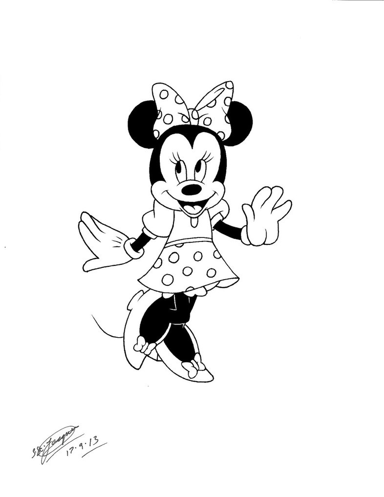 786x1017 My Disney Minnie Mouse Tattoo Design! 3 By Shannonxnaruto