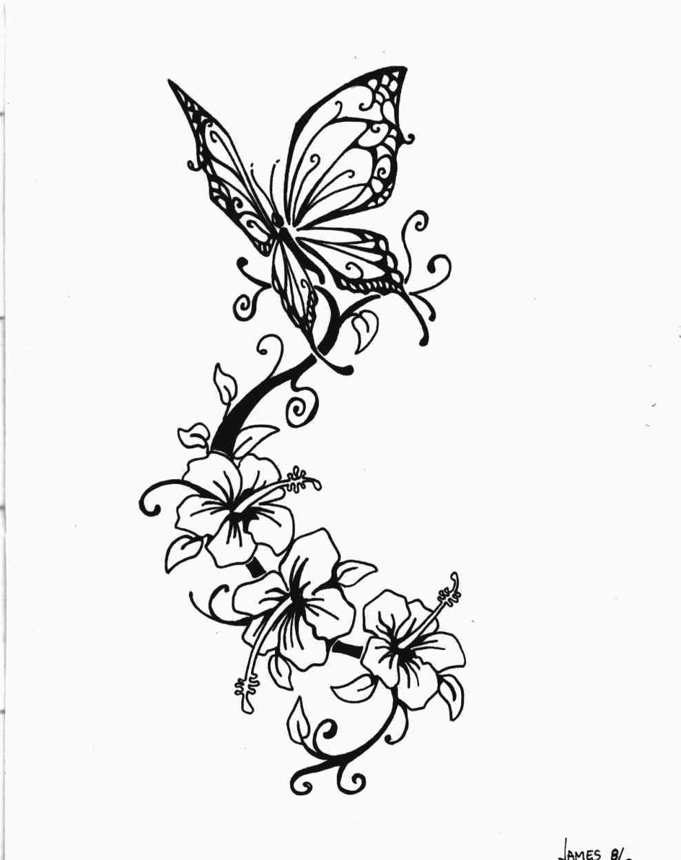 988x1249 Get Flower Sleeve Tattoo Drawings Custom Designs Made Online Ctd