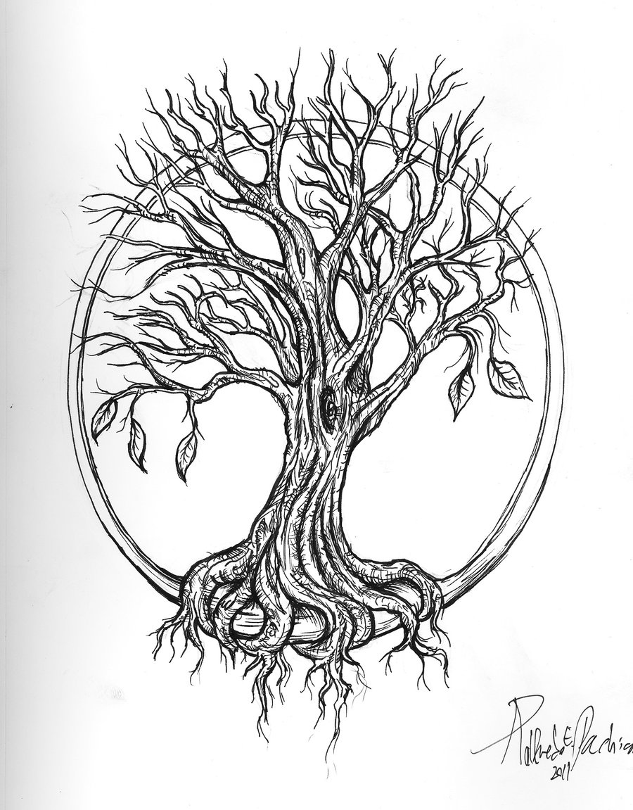 900x1151 Drawn Tattoo Family Tree