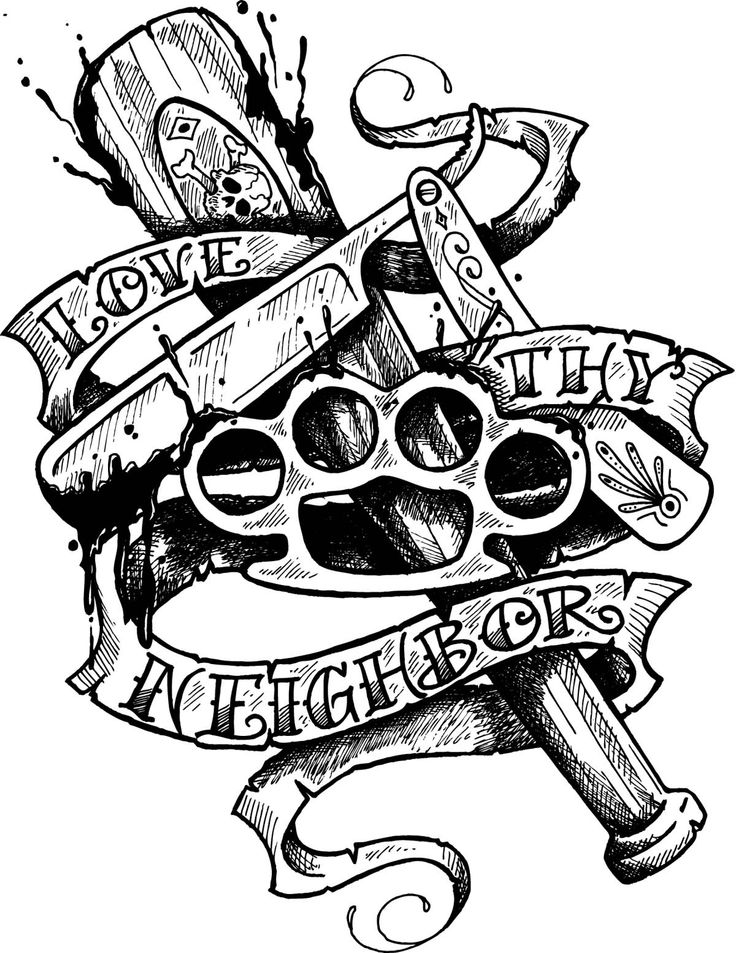 736x953 Latest Gangsta Tattoo Designs
