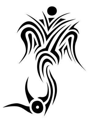 300x400 How To Transfer A Carbon Paper Tattoo To The Skin Tattoo, Tribal