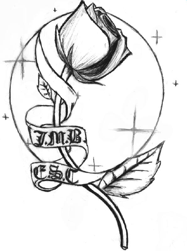 596x800 Rose Tattoo By Supersibataru