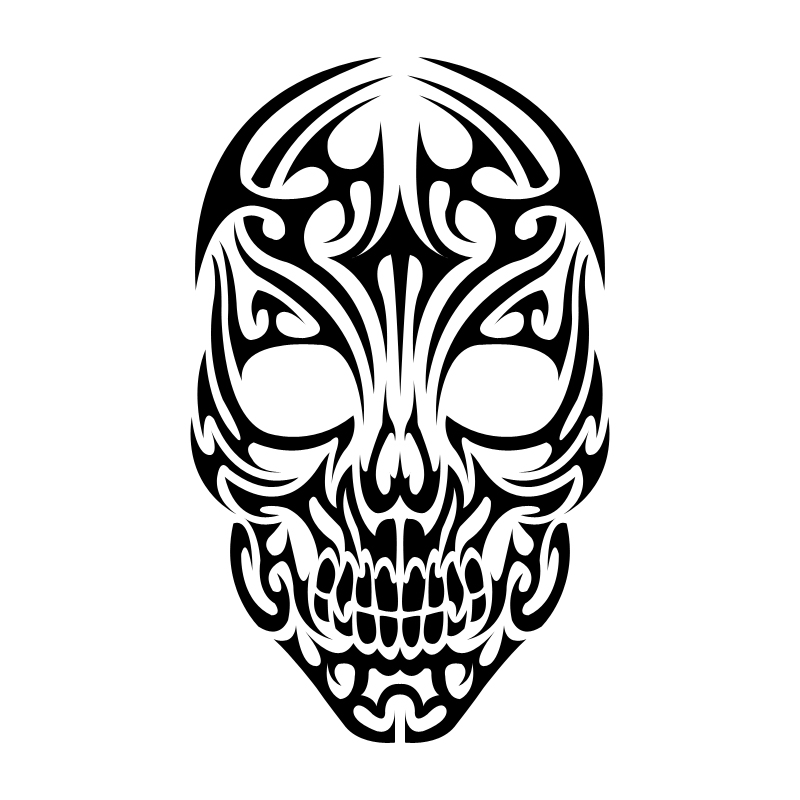 800x800 25 Cool Tribal Skull Tattoos Only Tribal