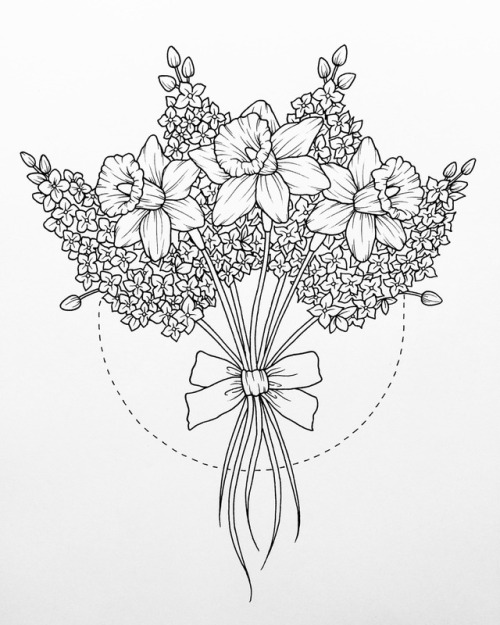 500x625 Daffodils Tattoo Tumblr
