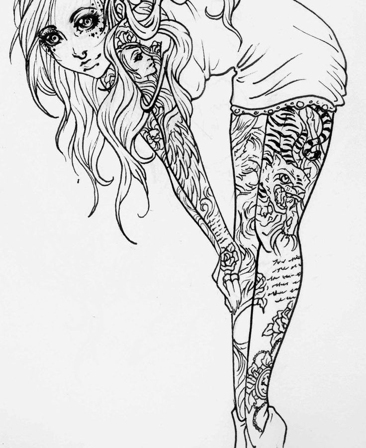 736x900 Printable Skull Tattoos Coloring Pages File Of For Adults Adult