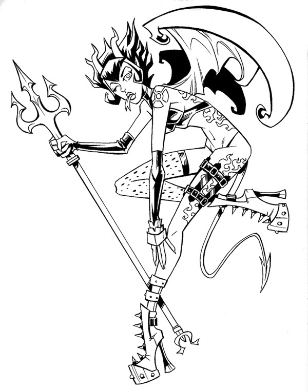 600x765 Tattoo Devil Girl By Harleysparx