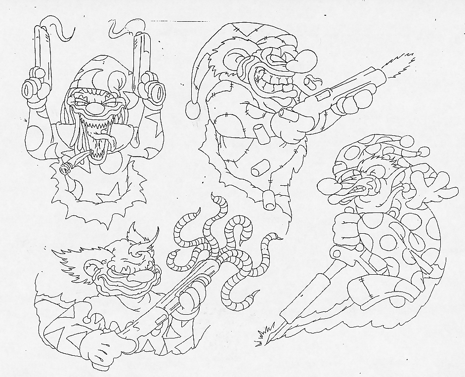 941x763 Joker Gun Sketch Tattoos Art Tattoos Art