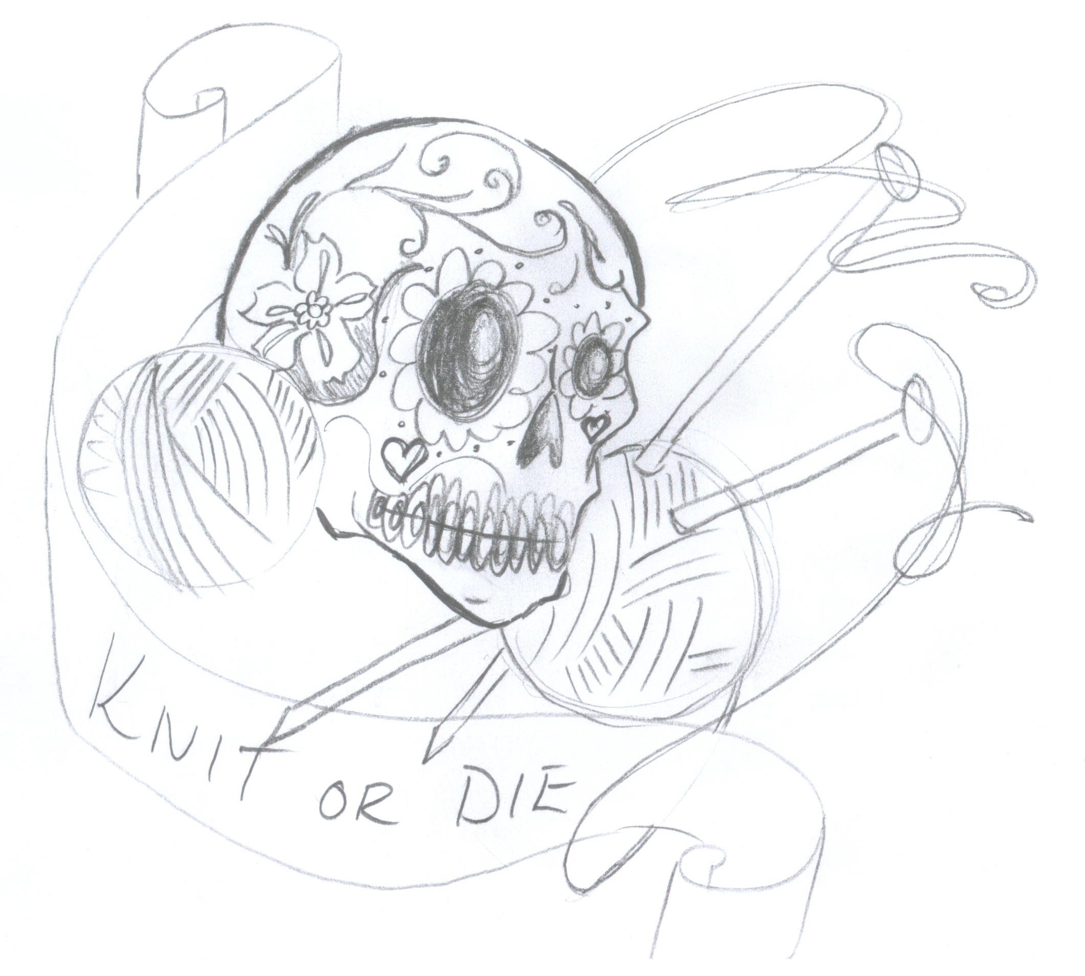 2122x1910 Knitted Tattoo Gun Knitified