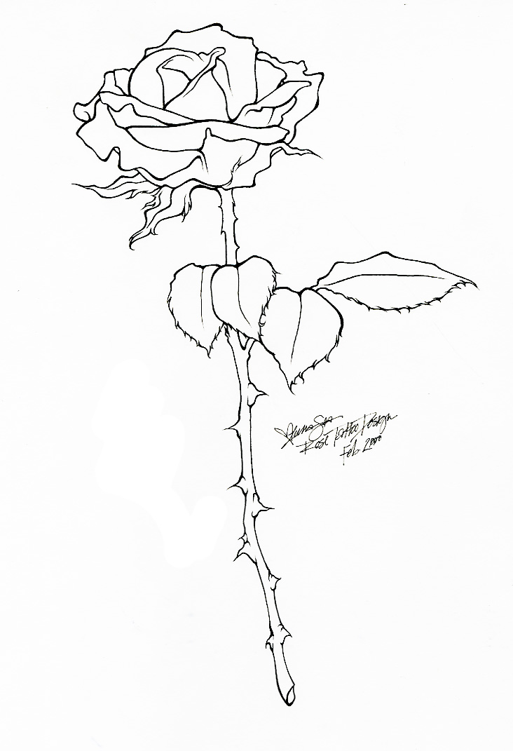 732x1071 Rose Tattoo