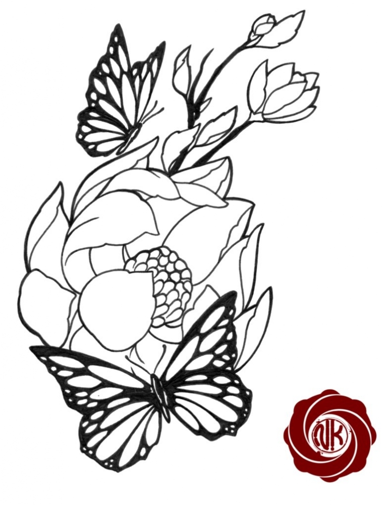787x1024 Flower Tattoo Drawings Top Flower Tattoo Sketch Images