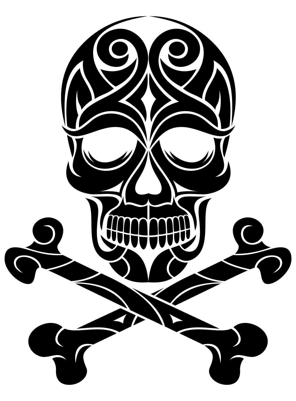 1200x1625 Skull And Crossbones Tattoos