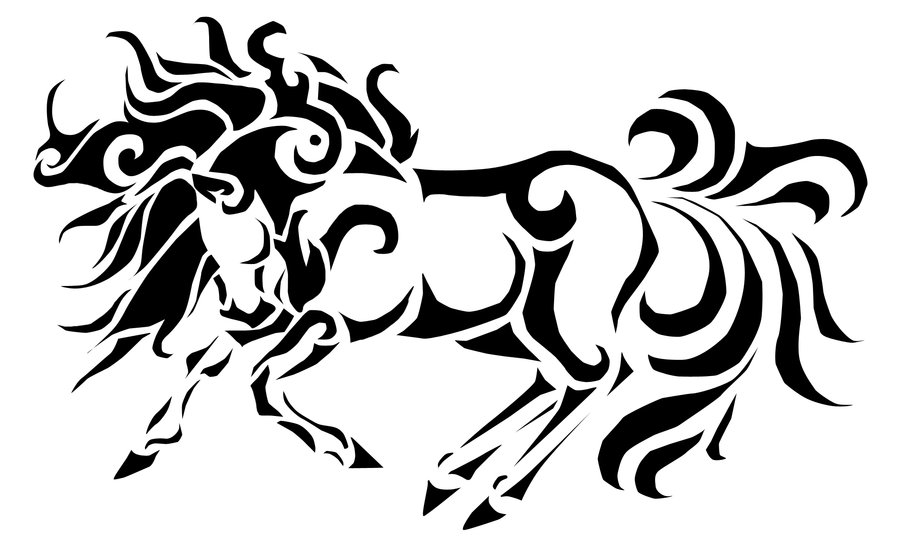 900x550 Tribal Tattoo By Deisy Angel