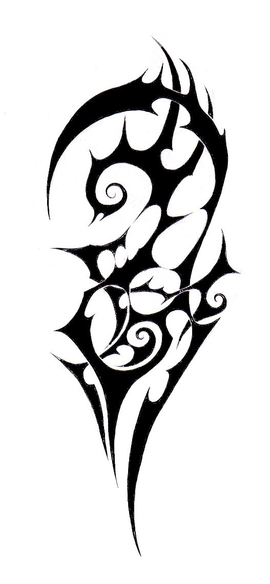527x1137 Tumblr Tribal Shoulder Tattoo Design 2015