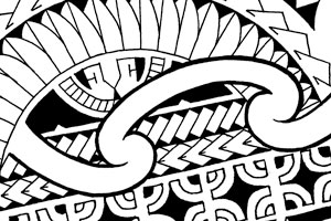 300x200 Chestpiece Tattoos In Marquesan, Polynesian And Maori Style