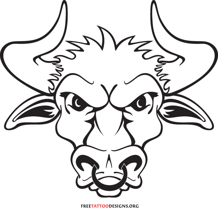 700x675 Free Zodiac Taurus Head Tattoo Design Photo