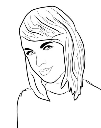 Taylor Swift Drawing at GetDrawings | Free download