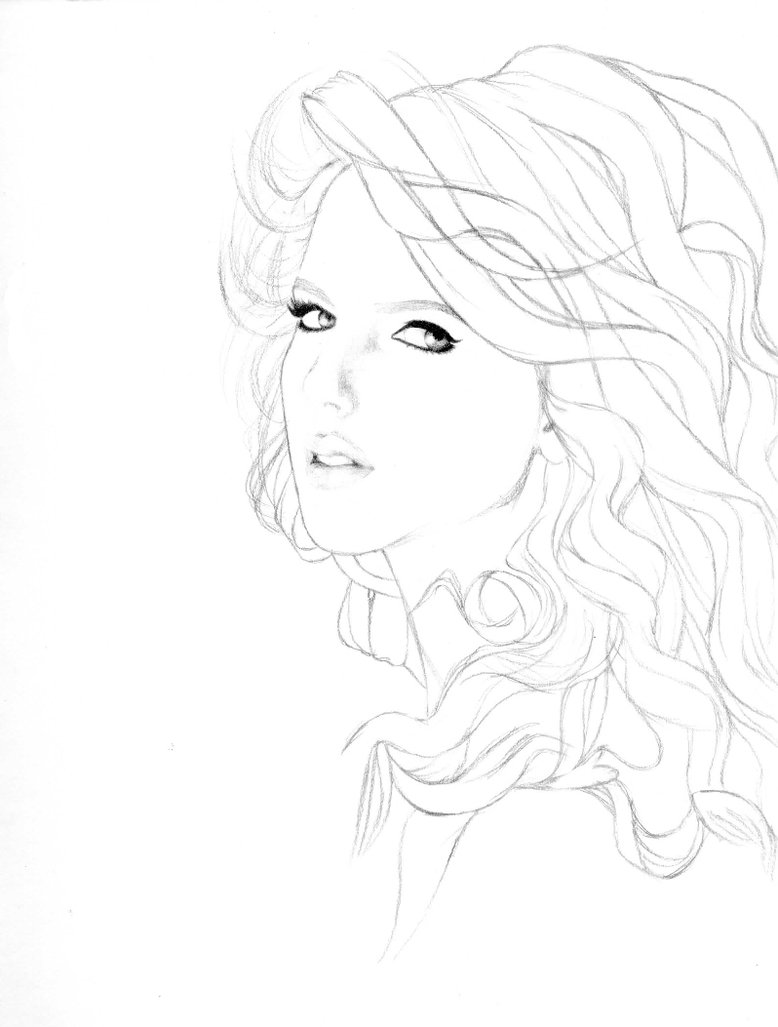 Taylor Swift Drawing at GetDrawings | Free download