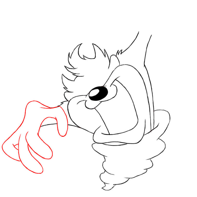 768x768 How To Draw Taz