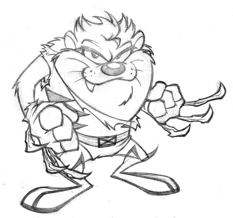 935x874 Wolvie Taz By Thekidkaos