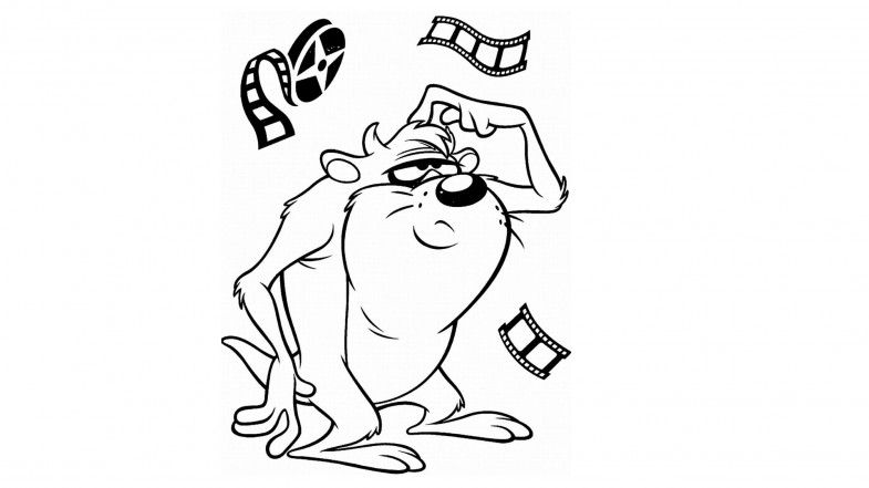 785x441 Taz Mania Coloring Page Download Hd Wallpapers