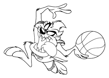 420x301 Colour In Tasmanian Devil During 4pm Movie! Click On