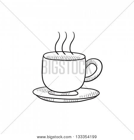 450x470 Cup Hot Drink Vector Sketch Icon Vector Amp Photo Bigstock