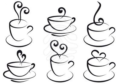 400x280 Drawn Tea Cup Coffee Cup