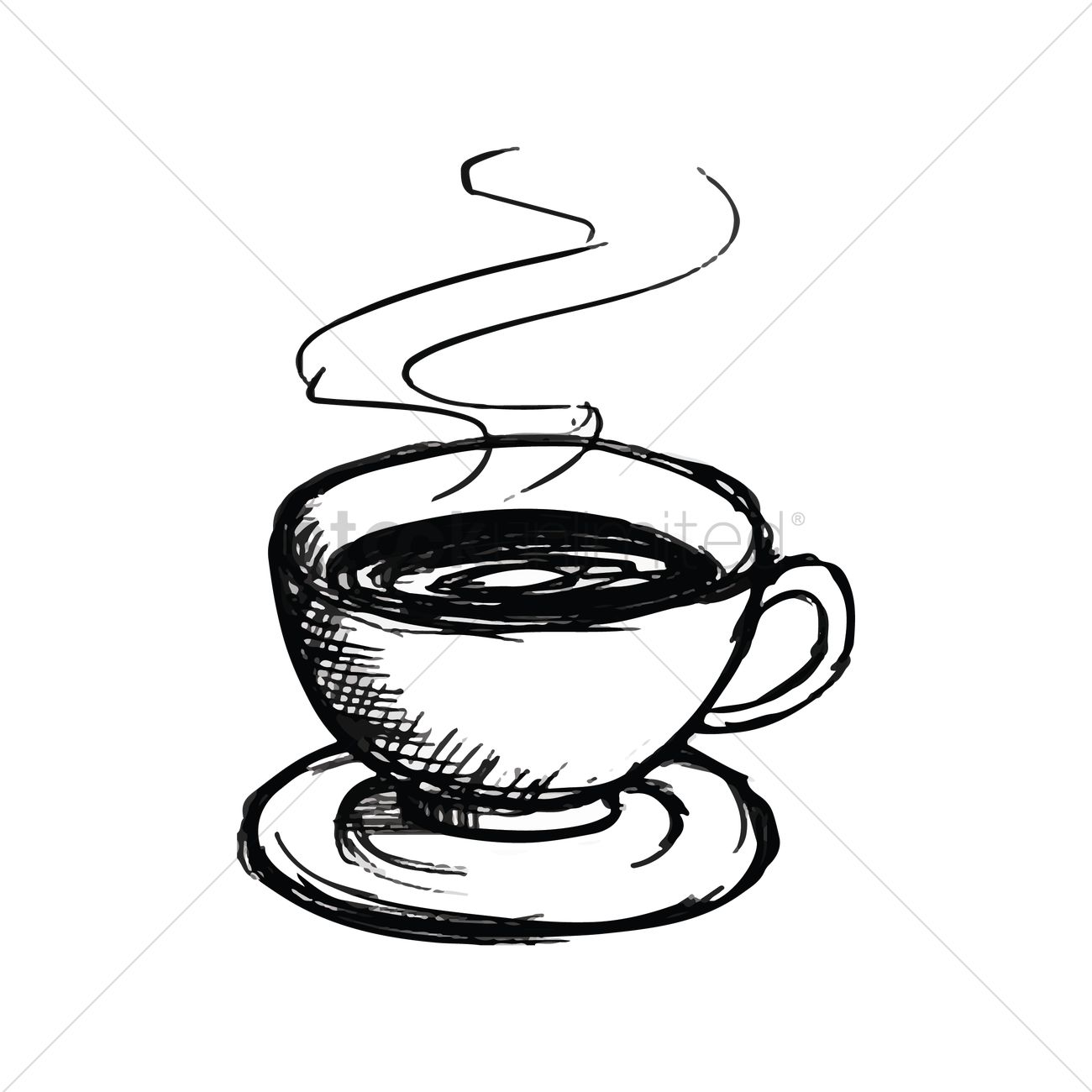 1300x1300 Cup Of Tea Vector Image