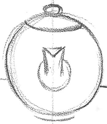 350x407 How To Draw Tea Pots With Easy Step By Step Drawing Tutorial