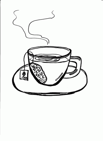337x462 Tea Coloring Pages For Free