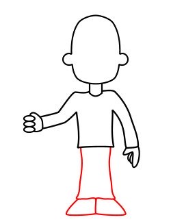 250x327 Drawing A Cartoon Teacher