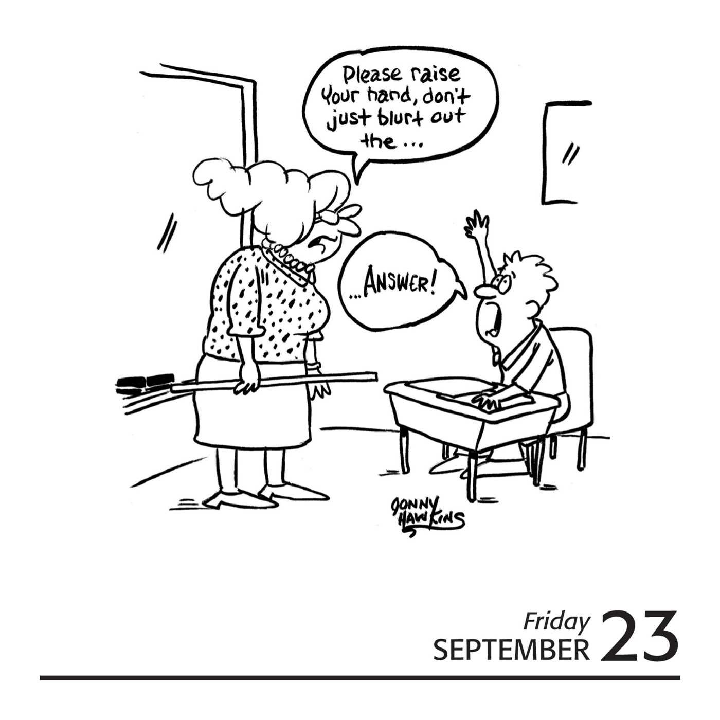 1400x1400 Teacher Cartoon A Day 2016 Calendar A Daily Lesson In Humor