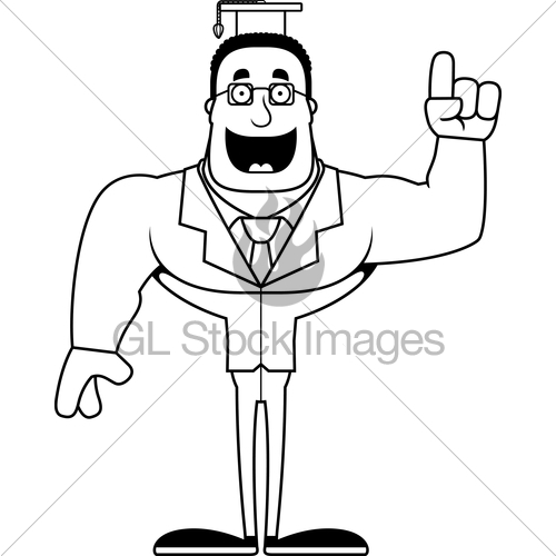 500x500 Cartoon Teacher Idea Gl Stock Images