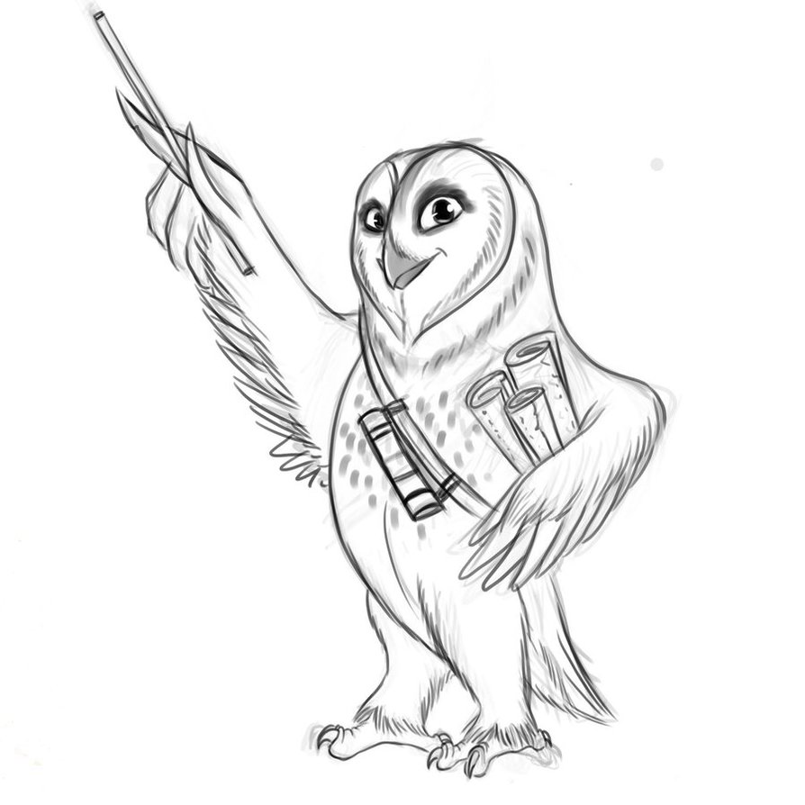 894x894 Owl Teacher By Artkitt Creations