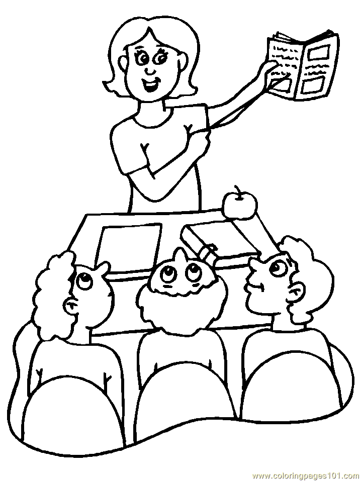 718x957 School13 Coloring Page